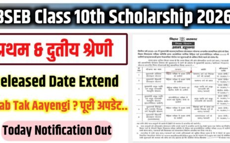 Bihar Board Class 10th Scholarship Payment Status 2026